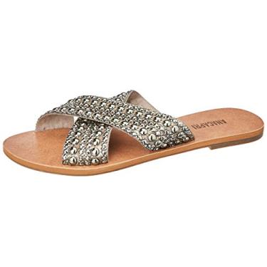 Imagem de Sandália Rasteira Anacapri Camu Suede Soft, Feminino, Prateado, 34