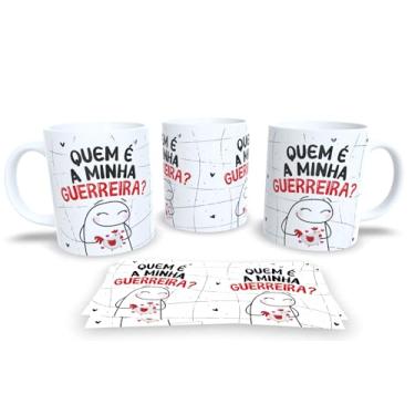 Imagem de Caneca de Porcelana Personalizada Amigas Frases Engraçadas e Divertidas Pack19 (Quem é minha guerreira)