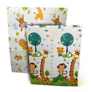 Imagem de Tapete de atividades Dobrável Bebê Kidino Tatame Infantil Portátil 180x150x0,6cm Tapetinho Infantil Kidino