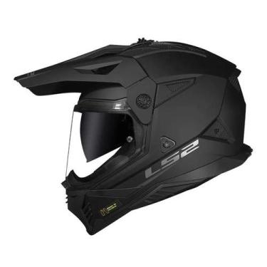 Imagem de Capacete LS2 MX702 Pioneer II Monocolor Preto Fosco, 58