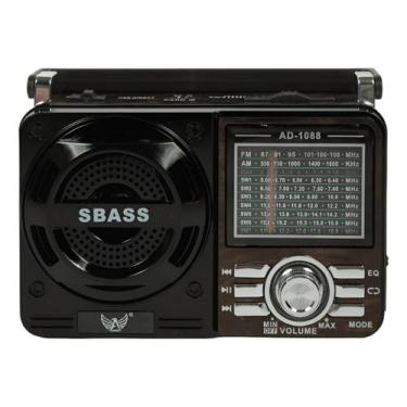 Imagem de Rádio Retrô Vintage Am Fm Portátil  Pilha E Tomada Analógico - LEHMOX,