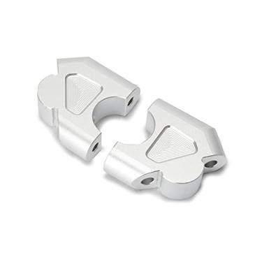 Imagem de Crampo de Risers do Guidão, Conjunto de Riser do Guidão de Motocicleta de 32 Mm, Instalação Fácil de Liga de Alumínio CNC e Fácil Instalação para R1200GS LC R1200GS Aventura R