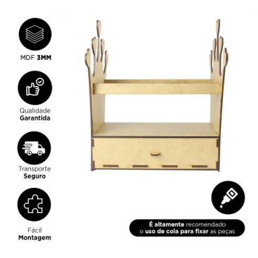 Imagem de  Suporte Tiara MDF Porta Arquinho Acessórios  - Abstratta