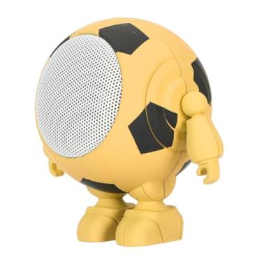 Imagem de Alto-falante, Alto-falante Sem Fio Portátil Recarregável, Suporte para Conexão Serial Sem Fio, Estéreo, Microfone Embutido para Festa (Amarelo)