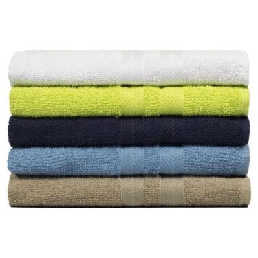 Imagem de Kit 5 Toalhas de Banho 100% Algodão Enxuta - Caricinha - Central Toalh