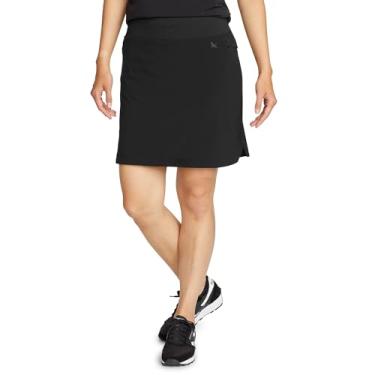Imagem de Eddie Bauer Saia feminina de desempenho de 45,7 cm, Preto, GG