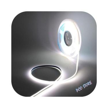 Imagem de Fita De Led Cob 480 Leds/m 12v 5m Ip20 IRC 80 6500K Branco Frio - PCO