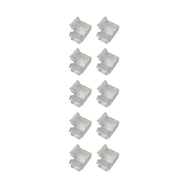 Imagem de Kit 10 Emendas Conector Astraled em L para Fita de Led 10mm