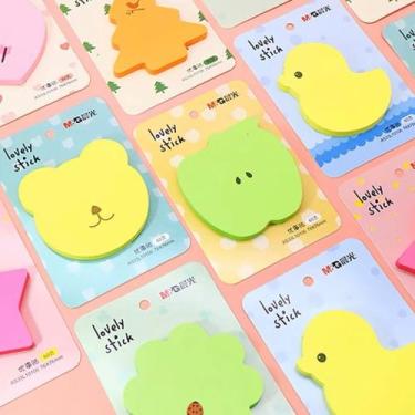 Imagem de Bloco De Notas Adesivo Colorido Post-it  Em Formatos Sortidos, 300 FOL