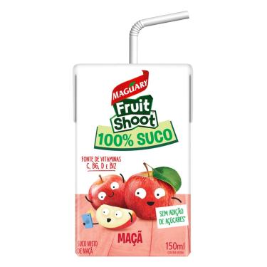 Imagem de Suco misto de maçã sem adição de açúcar maguary fruit shoot caixa 150ML