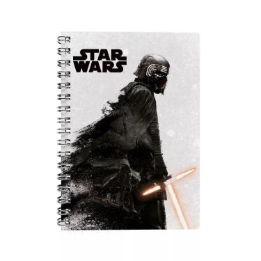 Imagem de Caderno Universitário Capa Dura 10 Matérias 160 Folhas Star Wars - School Basics
