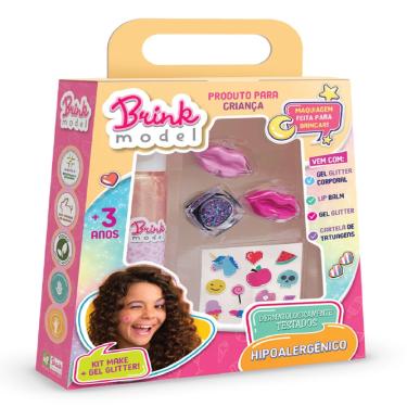 Imagem de KIT BEAUTY FASHION - MAQUIAGEM PARA CRIANÇA - DERMATOLOGICAMENTE TESTADO - APROVADO PELA ANVISA