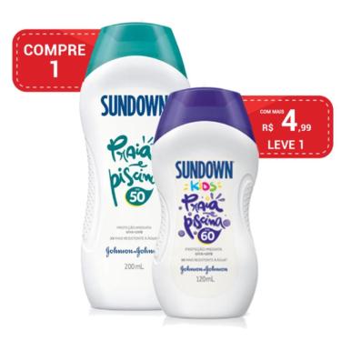 Imagem de Protetor Sundown FPS50 200ml + Sundown kids FPS60 120ml