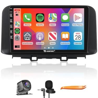 Imagem de Car CarPlay Android Navegação Automática Rádio GPS Estéreo Câmera Reversa Tela IPS Touchscreen 10 polegadas Tablet Pad Pad Media Player para Hyundai Encino Kona 2017-2020, se aplicável Quad Core 2G +