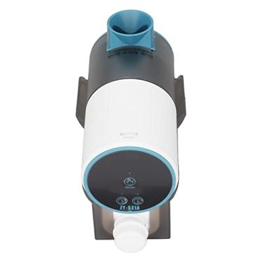 Imagem de Temporizador de Tanque de Aquário Com Alimentador Automático de Peixes, 2 Modos de Instalação, Efeito Silencioso, Grande Espaço de Armazenamento de 200ml, Design de Abertura de