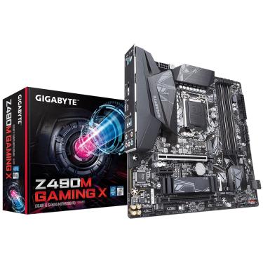 Imagem de Pl Mae Gigabyte Z490M gaming X (LGA1200/DDR4/DP/HDMI/M-ATX)