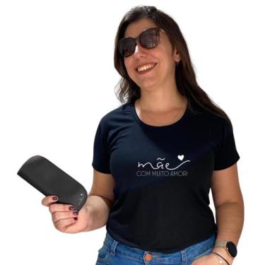 Imagem de Presente Camiseta Casual Dia das Mães com Porta Óculos Kit - MARAMELO,