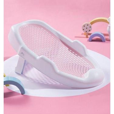 Imagem de Rede Proteção Banheira Banho Segurança Bebê Azul Infantil - SHM, Rosa