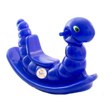 Imagem de Gangorra Minhoca infantil Azul - Dora Toys