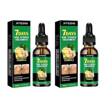 Imagem de vamy Tratamento De Unhas De 7 Dias, Tratamento De Unhas Com Gengibre, Sérum Para Crescimento De Unhas, Sérum Para Unhas Com Gengibre, Óleo Nutritivo Para Unhas, Óleo Fortalecedor (2 Unidades)