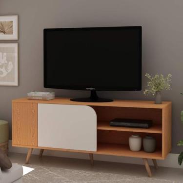 Imagem de Estante Rack p/Tv até 40 Polegadas com Pés em PVC 0585 Orlando Genialf