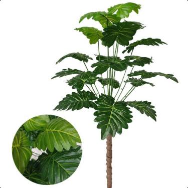 Imagem de Bananinha Verde Planta Artificial Grande Sem Vaso Decoração - Flor de 