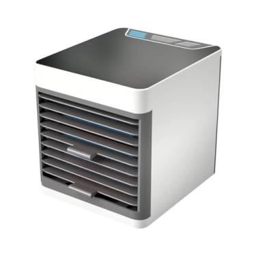 Imagem de Mini Climatizador De Ar Umidificador Refil P/Gelo Refrescar Portátil USB Código: STO1968