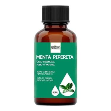 Imagem de Óleo Essencial Hortelã Pimenta 60Ml - Puro E Natural - Essência Do Bra