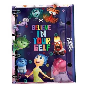 Imagem de Caderno Fichário Argolado Universitário Divertidamente 192 Folhas Dac