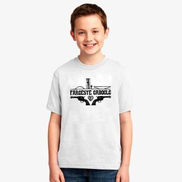 Imagem de Camiseta camisa infantil Legião Urbana faroeste caboclo, rock nacional