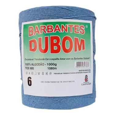 Imagem de Barbante Dubom Azul Atlântico - 1 Kg - Fio 6 - Barbantes DUBOM