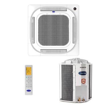 Imagem de Ar Condicionado Split Cassete 4 Vias Inverter R32 Connect Carrier 36000 Btus Frio 220V Monofásico