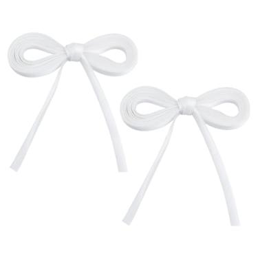 Imagem de FREEBLOSS 2 peças de 197 cm x 0,47 cm (197" x 0,47") para substituição de vestido de noiva de casamento ajustável, zíper de substituição para vestido de formatura, roupa de uso diário, branco