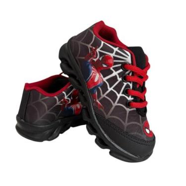 Imagem de Tênis Infantil Masculino Homem Aranha Lançamento Imperdível - Agil, Pr