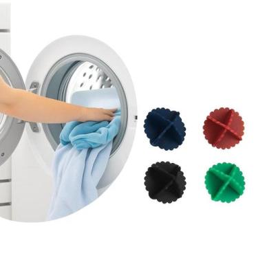 Imagem de 12 Esferas Bolinhas Bate Roupas Para Máquina De Lavar E Tanquinho Remo