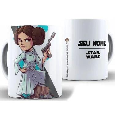 Imagem de Caneca Star Wars Personalizada C/ Nome  - Xícara 325ML Porcelana Super