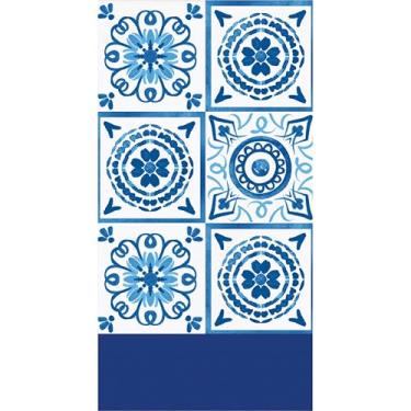 Imagem de Trendware Guardanapo de papel descartável Blue Willow, toalha decorativa para convidados, 20 x 10 cm, tecido de 2 camadas, 96 unidades, qualidade premium e design para festa, casamento, aniversário
