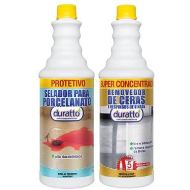 Imagem de Removedor de cera de proteção de fábrica duratto 1l + selador de piso 