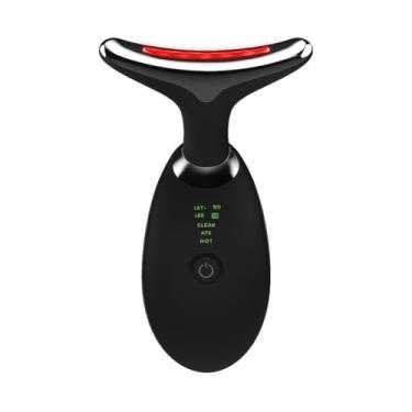 Imagem de Aparelho Tratamento Massageador Facial Led Lift Fototerapia (Preto)