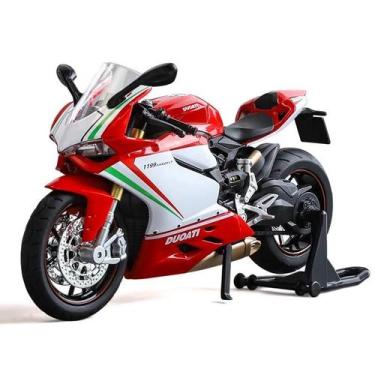 Imagem de Modelo De Brinquedo De Motocicleta Diecast Em Escala 1:12 Para Meninos