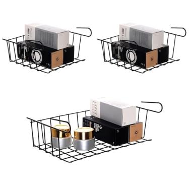 Imagem de Organizadores de Cozinha 3 peças Preto Metaltru - Kit 01