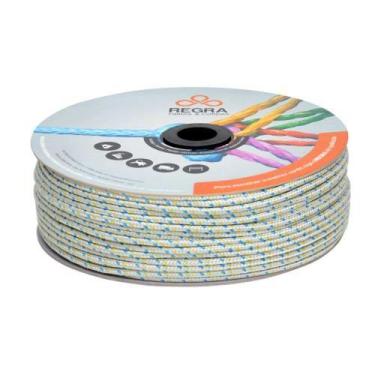 Imagem de Corda Pet Trançada 3mm - Rolo 400m Branca/Colorida para Carretel - Reg