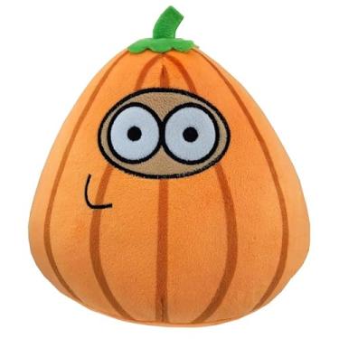 Imagem de Brinquedo De Pelúcia Fofo POU Alienígena, Desenho Animado Bicho de Pelúcia, Infantil Alien Pou, Boneca Pou animal de pelúcia Emote, Presente Natal Crianças 20cm (Pou Abóbora)