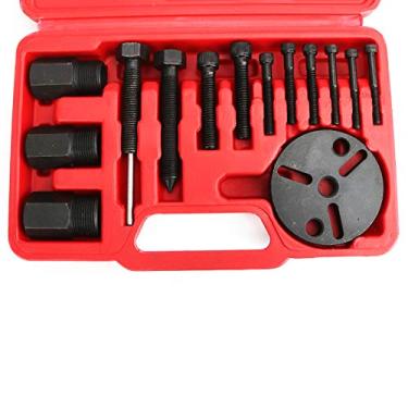 Imagem de Qiilu Conjunto Profissional de Ferramentas de Remoção de CA, Material de Liga, Placas de Extrator de 3 Orifícios, Facilita o Serviço de Manutenção, para a Maioria Dos Sistemas de Ar