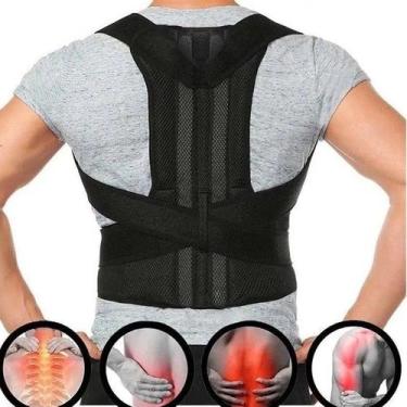 Imagem de Colete Corretor Postural Ortopédico - Reforça Lombar Tam G - GXM