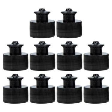 Imagem de Yardwe 10 peças de tampas de substituição tampa de garrafa de água reutilizáveis tampas de garrafa de vedação tampas de garrafa de água mineral tampas de garrafa push pull tampa de reposição calibre