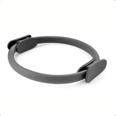 Imagem de Anel Arco de Pilates Yoga Fisioterapia Tonificador Flexível Exercício Resistência Magic Circle (Chumbo)