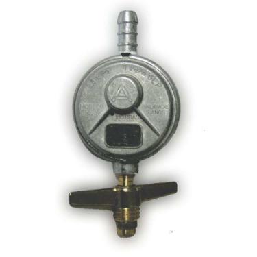 Imagem de Regulador de Gás 1kg/h para Botijão GLP 13kg - Uso Doméstico - Modelo 