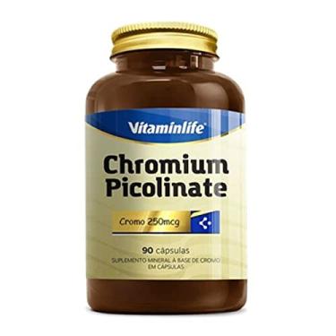 Imagem de Chromium Picolinate Cromo - 90 Cápsulas - VitaminLife, VitaminLife