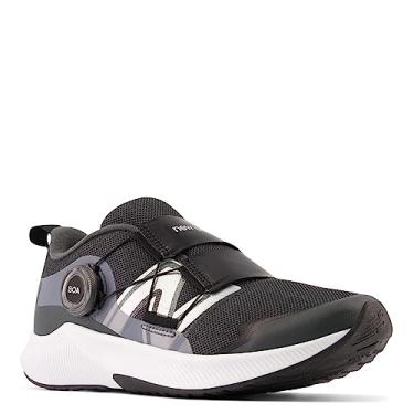 Imagem de New Balance Tênis de corrida infantil DynaSoft Reveal V4 BOA, Blacktop/preto/prata metálico, 20